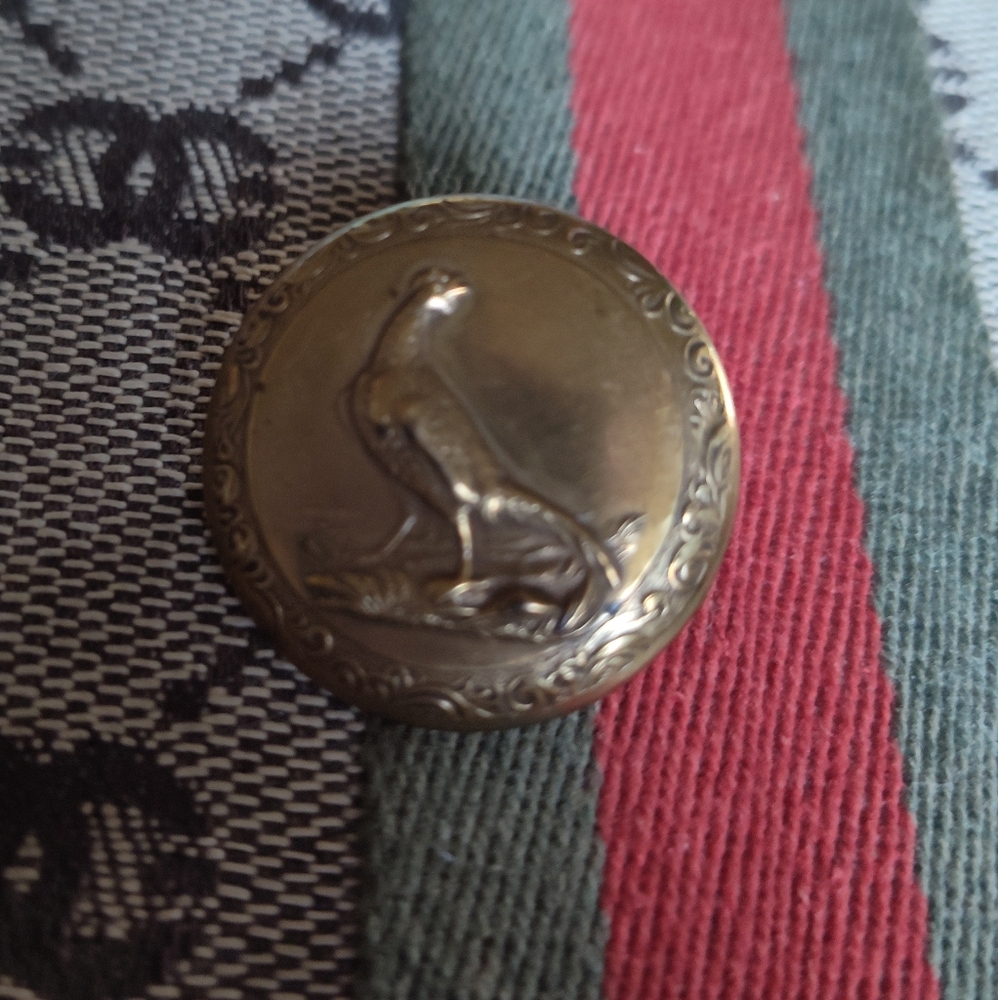 Vintage 1850's Gold Sporting Button Set - Picture 9 of 14